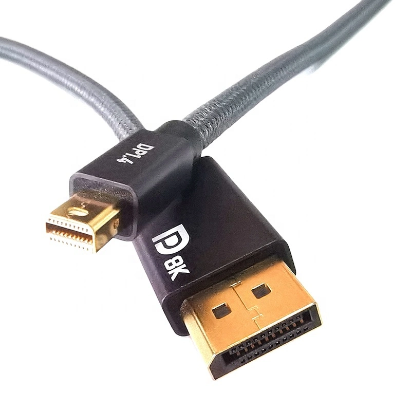 8K Superior Quality Displayport Cable Mini Dp to Dp Cable Male Displayport to Male Mini Displayport Converter Adapter Cable