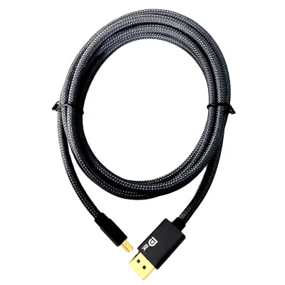 Hochwertiges 8K-Displayport-Kabel, Mini-DP-auf-DP-Kabel, Displayport-Stecker auf Mini-Displayport-Konverter-Adapterkabel