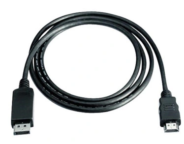 4K-Displayport-Stecker auf HDMI-Stecker-Kabel, geformtes DP-auf-HDMI-Kabel. Verbinden Sie Ihren Computer mit HDTV